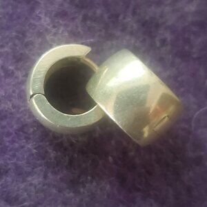 SILPADA New Horizon Sterling Silver Hoop Earrings